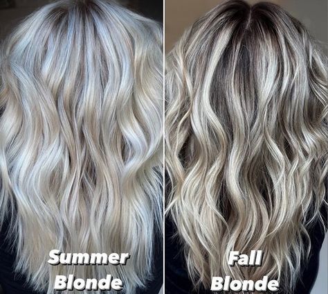 Fall Time Blonde Hair, Hair Colors 2023 Fall, Change Up Blonde Hair, Lived In Blonde For Fall, Adding Low Lights To Blonde Hair Before And After, All Over Blonde With Lowlights, Blonde Hair With Shadow Root And Lowlights, Fall Baylage Hair Blonde, Blonde Hair Color Ideas Easy Grow Out