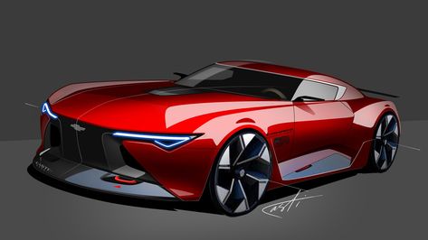 2024 Camaro, Camaro Concept, Custom Camaro, Chevy Camaro Zl1, Futuristic Cars Design, Camaro Car, Seventh Generation, Cool Car Drawings, Concept Car Design