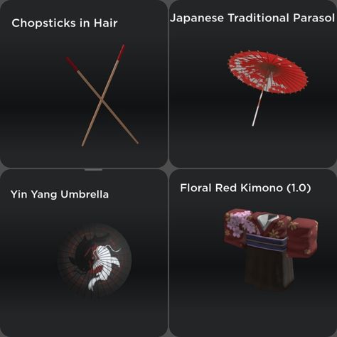 Kimono Roblox Code, Roblox Japanese Outfit Codes, Roblox Japanese Outfit, Cool Instagram Profile Pictures, Roblox Items, Roblox Ids, Coding Shirts, Red Kimono, Yellow Umbrella