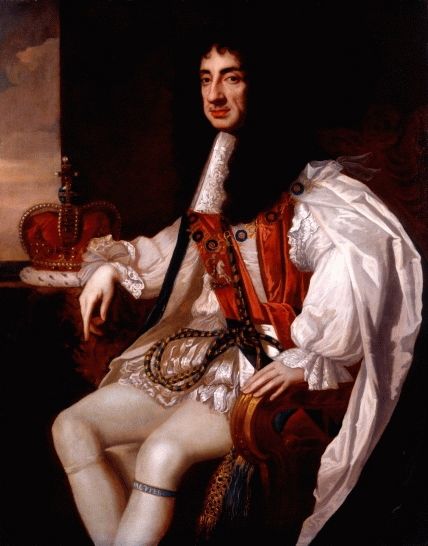 Portrait of Charles II by Sir Peter Lely Peter Lely, Charles Ii Of England, House Of Stuart, Aberdeen Art Gallery, Prince Rupert, Lady Ann, Lady Elizabeth, Order Of The Garter, Great Fire Of London