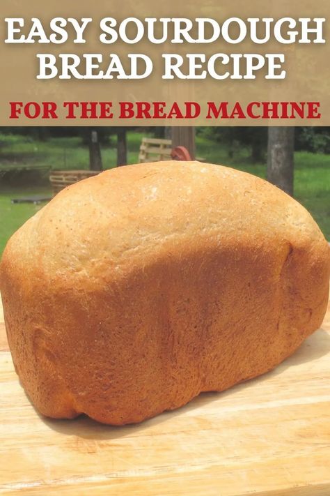 Sour Dough Bread Machine Recipe, Whole Wheat Sourdough Bread Recipe, Wheat Sourdough Bread Recipe, Sourdough Bread Machine, Bread Machine Recipes Healthy, Whole Wheat Sourdough Bread, Zojirushi Bread Machine, Wheat Sourdough Bread, Easy Sourdough Bread