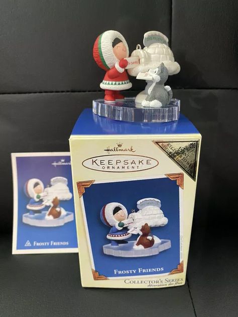 2005 Frosty Friends Hallmark Ornament Vintage Hallmark Ornaments, Hallmark Ornament Christmas Tree Ideas, Ornaments Ideas, Friend Ornament, Hallmark Christmas Ornaments, Ornament Display, Xmas Ideas, Hallmark Keepsake Ornaments, Hallmark Christmas