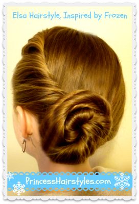 Elsa Coronation Hairstyle, Disney Frozen Elsa Hairstyle, Elsa Coronation, Elsa Hair, Dance Hairstyles, Frozen Inspired, Hairstyles For Girls, Princess Hairstyles, Hairstyle Tutorial, Frozen Party