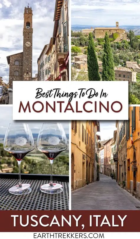 Best things to do in Montalcino, Val d'Orcia, Tuscany, Italy. Plus where to eat, where to stay, and what else to do in the area (Montepulciano, Pienza, and more sights in Val d'Orcia). Montalcino Italy Wineries, Italy Wine Tasting, Montalcino Italy, Traveling Italy, 10 Days In Italy, Italian Trip, Italy 2023, Florence Italy Travel, Brunello Di Montalcino