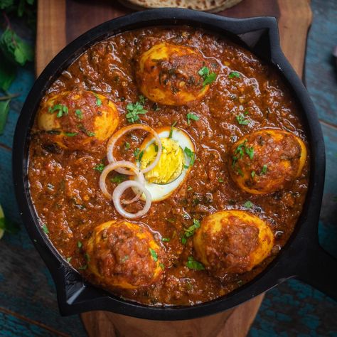 Egg Masala Curry | Egg Masala Curry by Chef Sanjyot Keer | By Your Food Lab Fish Food Photography, Egg Masala, Desi Khana, Egg Curry, Curry Recipes Indian, Food Lab, Winter Evening, Vegetarian Recipe, Masala Recipe