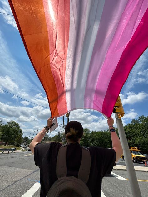 PRIDE, LESBIAN FLAG, BE WHO YOUVARE Lesbian Aesthetic Flag, Lesbian Flag Aesthetic, Pride Flag Aesthetic, Stonewall Inn, Pride Lesbian, Stonewall Riots, Lesbian Flag, Lesbian Art, Girlfriend Goals