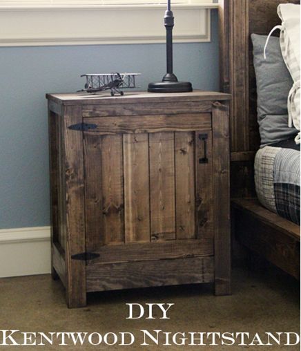 I will make this. Diy Restoration Hardware, Into The Wood, Diy Nightstand, Into The Woods, Night Stand, Diy Plans, Restoration Hardware, Pallet Furniture, Rustic Furniture