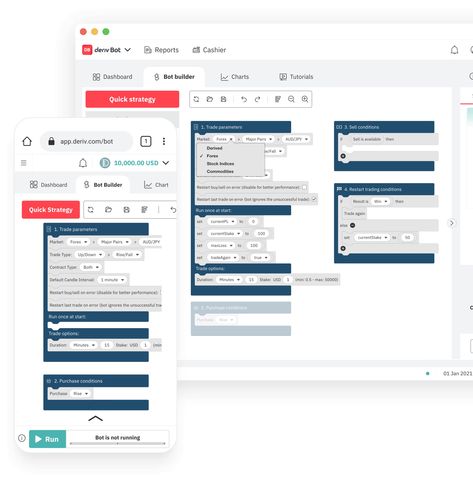 DBot | Trading robot | Deriv Deriv Trading, Automated Trading, Trading Platform, Trading Strategies, Tools, Building, Quick Saves