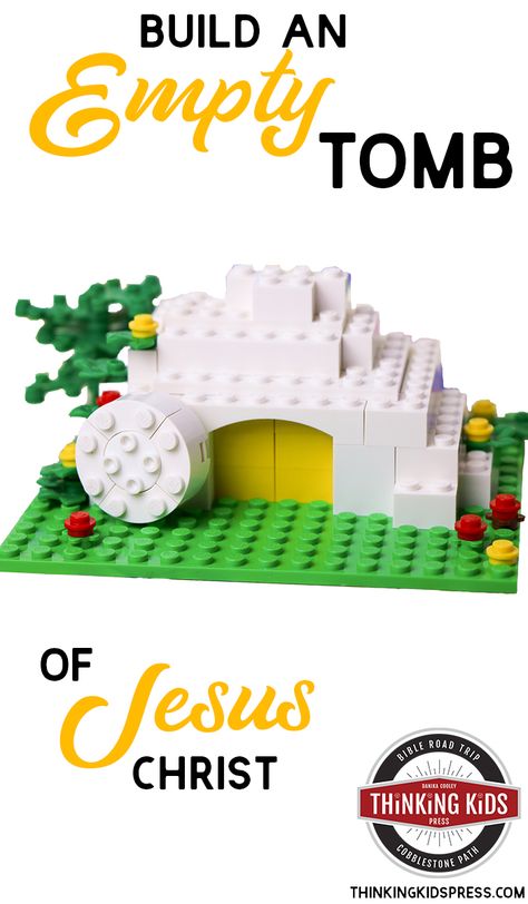 Lego Bible, Tomb Of Jesus, Lego Easter, The Empty Tomb, Easter Lessons, Empty Tomb, Lego Activities, Resurrection Sunday, Easter Story