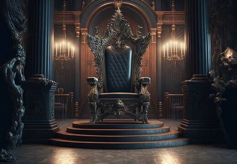 Dark Castle Interior, Got Throne, Dark Wooden Floor, Witches Castle, Castle Interior, Background Reference, Royal Throne, Interior Images, Dark Castle