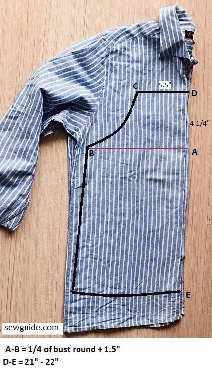 Turn a man's shirt to a simple Top : Refashion sewing tutorial - Sew Guide Recycled Mens Shirt, Mens Shirt Refashion, Shirt Hacks, Sewing Tops, Sewing Alterations, Upcycle Shirt, Shirt Refashion, Altering Clothes, Simple Top