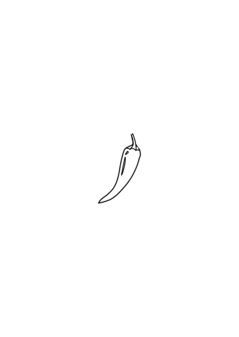 Chilly Pepper Tattoo, Small Chili Pepper Tattoo, Chilly Tattoo, Chili Tattoo Minimal, Jalapeno Tattoo, Chilli Pepper Tattoo, Dont Look Back Tattoo, Tea Leaves Tattoo, Chili Drawing