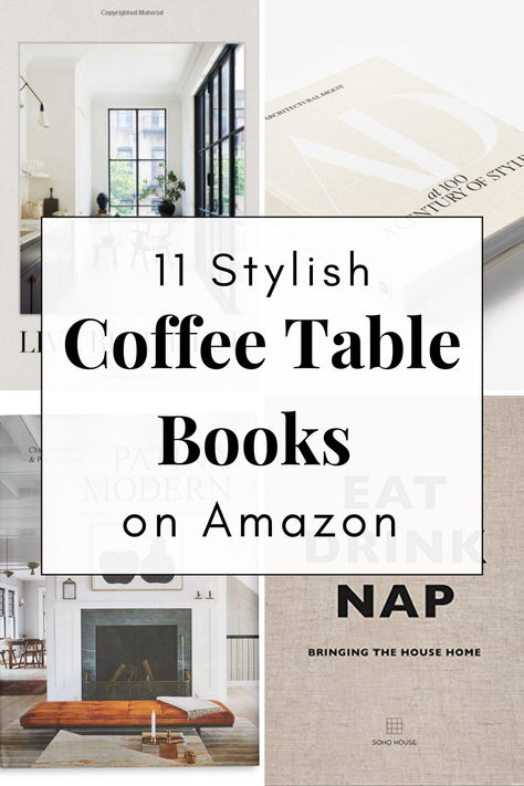 Coffee table books are a decorating must have, and these stylish picks will elevate any vignette Coffee Table Staging, How To Decorate A Coffee Table, Best Coffee Table Books, Coffee Table Vignettes, Black And White Coffee, Organization Essentials, Stylish Coffee Table, Coffee Table Rectangle, Coffee Table Styling