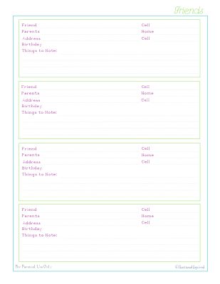 Kid's Address Book Home Management System, Address Book Template, Life Planner Printables, Quiet House, Arc Planner, Journal Calendar, Free Printables Organization, Family Binder, Password Keeper