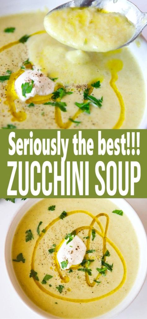 Parmesan Zucchini Chips, Zucchini Soup Recipes, Low Carb Low Calorie, Best Zucchini, Low Calorie Soup, Zucchini Soup, Resep Diet, Bowl Of Soup, Squash Recipes