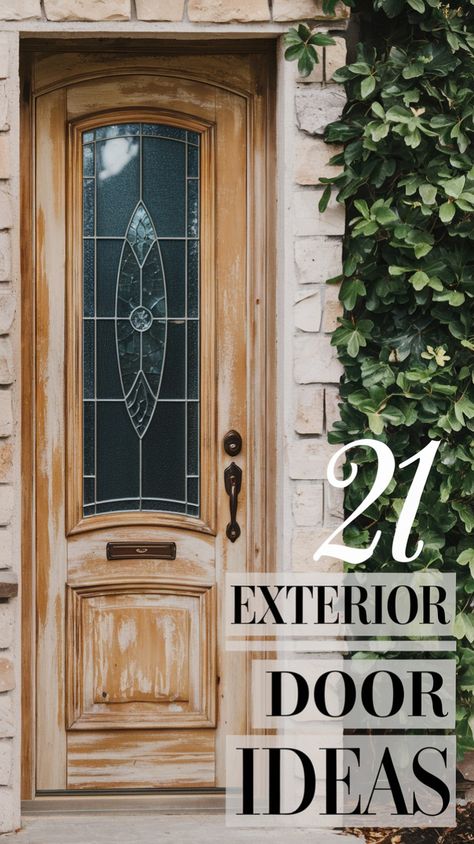 Looking for exterior door ideas? Explore exterior doors with glass panels, arch designs, and bifold styles for a fresh upgrade. Whether you prefer white, blue, or green exterior door colors, a rustic or modern look, or stylish hardware and handles, these ideas will transform your home’s curb appeal. Green Exterior Door Colors, Green Exterior Door, Exterior Doors With Glass Panels, Exterior Door Ideas, Doors With Glass Panels, Exterior Door Colors, Arch Designs, Exterior Doors With Glass, Green Exterior