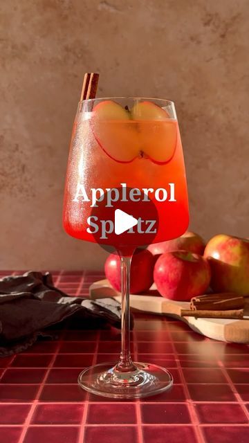 Stephanie Wahler on Instagram: "Cheers to forever spritz season 🥂🍎🍾 🍂

Apple Aperol Spritz

2 oz Aperol 
2 oz apple cider
4 oz prosecco 
1 oz sparkling water
Apple slice and cinnamon stick for garnish 

Add all ingredients to a wine glass filled with ice and garnish.

.
.
.
#cocktailrecipes #easyrecipes #cocktail #cocktails #drinksathome #fall #fallcocktails #thanksgivingcocktails #spritz #spritzrecipe #aperolspritz #aperol" Apple Slice, Spritz Recipe, Thanksgiving Cocktails, Fall Cocktails, Garden Care, Aperol Spritz, Holiday Drinks, Sparkling Water, Apple Slices