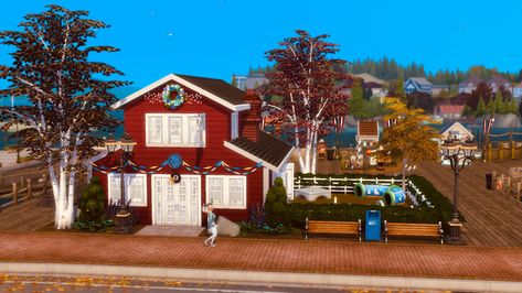 Animal Shelter Loft 🐕 A converted barn that was turned into an animal shelter can house up to two sims (if the scoot over trick works for you) and plenty of pets that your sim is going to take care of 🐶 🍁 Brindelton Bay 🍁 1 bedroom I 1 bathroom 🍁 $59,830 #thesims4 #simshouse #simsbuild #showusyourbuilds #sims4maxismatch #sims4housebuild #simshome #dreamhouse #sims Pet Shelter, Converted Barn, Suburban House, Sims House, The Sims4, Maxis Match, The Sims 4, An Animal, Animal Shelter