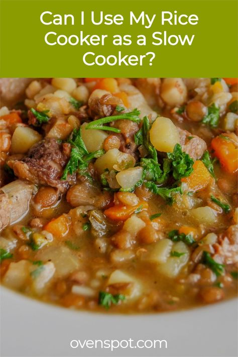 Rice Cooker Soup, Rice Cooker Oatmeal, Aroma Rice Cooker, Rice Cooker Recipes, Rice Cookers, Cooking Dishes, Steamer Recipes, Slow Cooked Meals, Winter Recipes