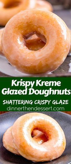 Donut Glaze Recipes, Donat Glaze, Doughnut Recipe Easy, Weight Watcher Desserts, Krispy Kreme Donuts, Homemade Donuts Recipe, Homemade Doughnuts, Breakfast Quiche Recipes, Glazed Doughnuts