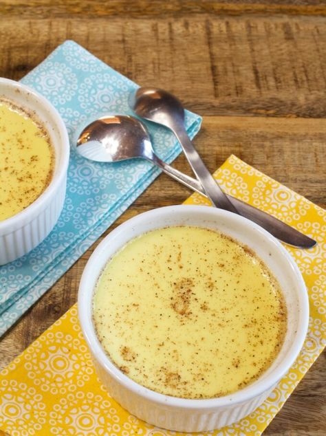 Baked Egg Custard - My Country Table Sugar Free Egg Custard, Baked Custard Recipe, Baked Egg Custard, Custard Recipe Easy, Egg Custard Recipes, Homemade Butterscotch, Easy Custard, Custard Recipe, Baked Custard