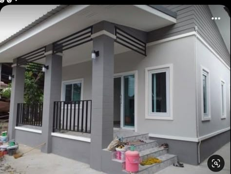 Rest House Philippines, Philippines Design, House Philippines, Modern Bungalow House Design, House Paint Color Combination, Bungalow Style House Plans, Bungalow Style House, Exterior House Paint Color Combinations, Small House Interior Design