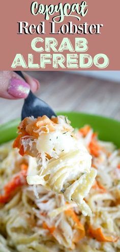 Crab Recipes Healthy, Crab Recipes Easy, Fettucini Alfredo Recipe, Crab Pasta Recipes, Crab Alfredo, Copycat Red Lobster, Crab Pasta, Sea Food Salad Recipes, Crab Meat Recipes