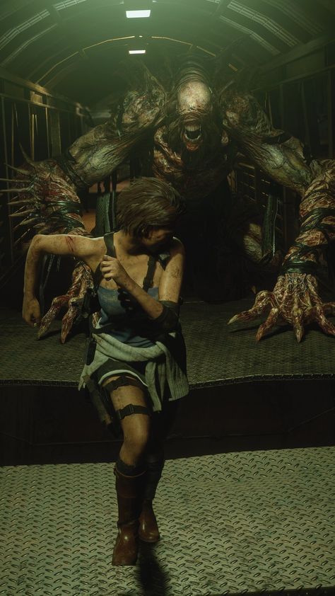 Resident Evil Jill Valentine, Resdint Evil, Resident Evil Monsters, Evil Background, Resident Evil Nemesis, Tyrant Resident Evil, Resident Evil Movie, Gif Terror, Resident Evil 3 Remake