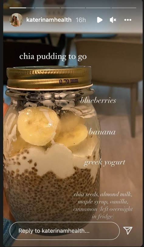 Chia Seed Pudding Aesthetic, Holistic Mami, Pudding Aesthetic, Aesthetic Bowls, Heathly Snacks, Chia Seed Pudding, Healthy Lifestyle Food, Healthy Sweets Recipes, Food Is Fuel