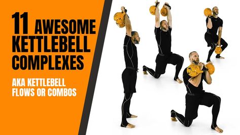 What is a kettlebell complex? Jump straight to the complexes A kettlebell complex is a series of kettlebell exercises strung together intelligently so they can be performed from one into… View Post The post Kettlebell Complexes 11 Popular/Well Known KB Combos appeared first on Kettlebell Workouts, Exercises, Courses, and more by Cavemantraining. Kettlebell Combo Exercises, Kettlebell Flow, Kb Workout, Kettle Bell Workout Men, Spin Routines, Workouts Exercises, Full Body Kettlebell Workout, Kettle Bells, Workout Videos For Women