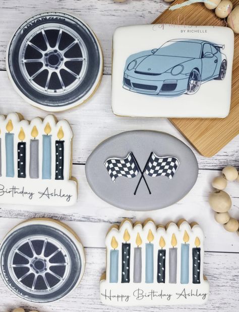 Car Line Art, Happy Birthday Ashley, 10 Birthday, 10th Birthday, Cookie Decorating, Birthday Ideas, Lamborghini, Wedding Inspo, Line Art