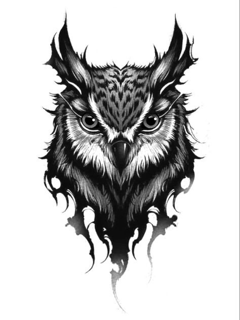 Realistic Owl Tattoo, Tattoo Owl, Owl Tattoo Drawings, Virgo Tattoo Designs, Throat Tattoo, Chicano Style Tattoo, Owl Tattoo Design, Chest Tattoos, Owls Drawing