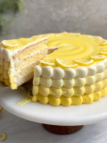 Delicate Cakes, Lemon Cakes, Lemon Layer Cakes, Lemon Mousse, Cake Cream, Lemon Cake Recipe, Special Cakes, Gateaux Cake, Lemon Cream