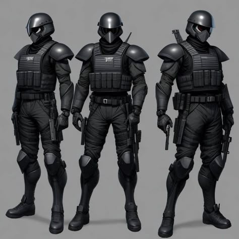 Combat Armor Concept Art, Battle Suit Concept Art, Futuristic Soldier Concept Art, Sci Fi Uniform, Cyborgs Soldier, Futuristic Soldier, Sci Fi Soldier, Special Forces Army, Superhero Art Projects