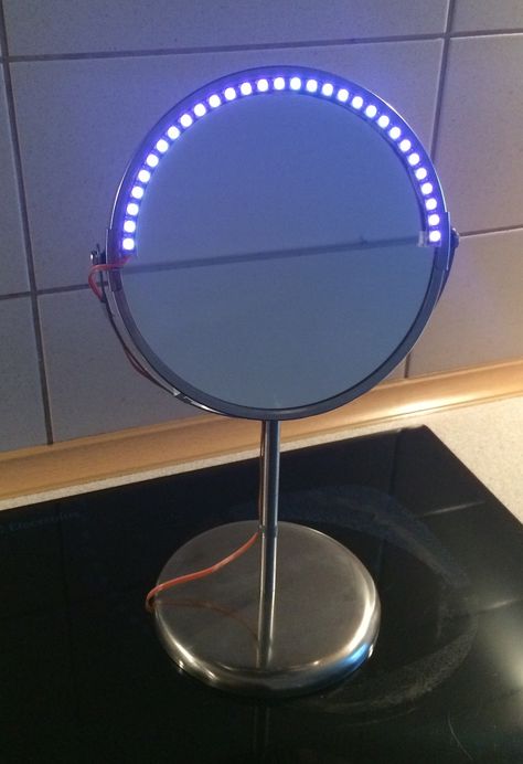 TRENSUM mirror with backlight - IKEA Hackers - IKEA Hackers Mirror With Backlight, Hackers Ikea, Ikea Hackers, Lighting Decor, Ikea Diy, Ikea Hacks, Ikea Hack, Low Lights, Led Lighting