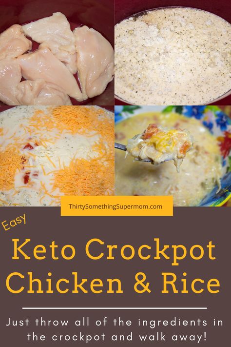 keto crockpot chicken and rice Keto Chicken Soup Recipes Crockpot, Keto Chicken And Gravy Crockpot, Keto Chicken Stew Crockpot, Keto Chicken Wild Rice Soup, Keto Chicken And Rice, Low Carb Chicken Pot Pie Soup Crock Pot, Easy Crockpot Dump Meals, Rice Soup Crockpot, Chicken Soup Crockpot