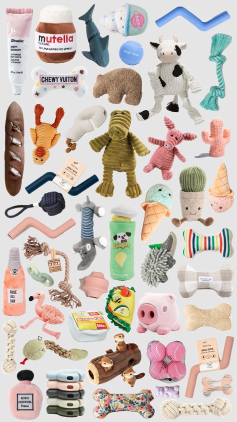 dog toys Cute Dog Toys, Pet Spaces, Puppy Accessories, Dog Mom Gifts, Shelter Dogs, Old Toys, Dog Accessories, Your Aesthetic, Connect With People