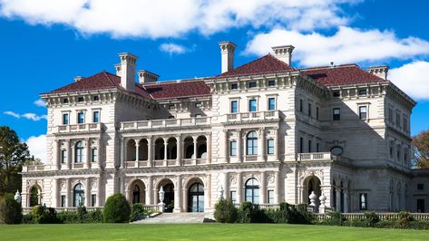 Travel down the Eastern seaboard on this designer-approved hit list New Money, American Houses, Historic Mansion, Historic Houses, Biltmore Estate, The Breakers, Gilded Age, Beautiful Castles, House Museum