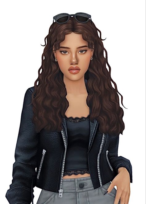 Sims 4 CC sim for download on gallery & more pics on tumblr @biancml. Sims 4 Curly Hair, Sims 4 Tsr, The Sims 4 Skin, The Sims 4 Pc, Pelo Sims, Free Sims 4, Sims 4 Mm Cc, Tumblr Sims 4, Sims 4 Expansions