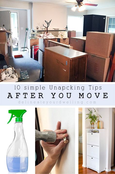 Move In Organization Ideas, Moving Minimalist Tips, Diy Moving Hacks, Things To Do When You Move Into New Home, Moving During Christmas, How To Move Into A New House, Things To Do Before You Move, Organizing New Home, Organizing A New Home