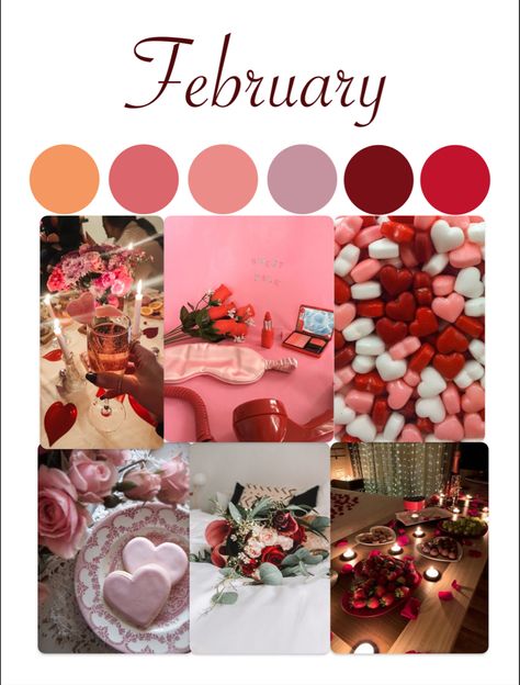 February Mood Board February, February Mood Board Aesthetic, February Aesthetic Month 2024, February Collage, February Mantra, Aesthetic February, Mood Boards Aesthetic, February Fashion, Mood Boards