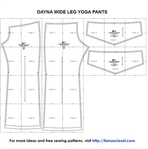 How To Sew Pants, Sewing Pattern Men, Pants Pattern Free, Wide Leg Pants Pattern, Trousers Pattern, Yoga Pants Pattern, Leg Yoga, Wide Leg Yoga Pants, Sewing Pants