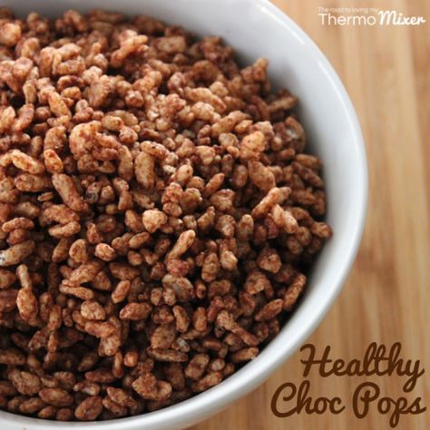 Home Made Cocoa, Chocolate Crackles Recipe, Pops Cereal, Coco Pops, Homemade Cereal, Chocolate Crackles, Rice Bubbles, Refined Sugar Free Recipes, Nut Granola