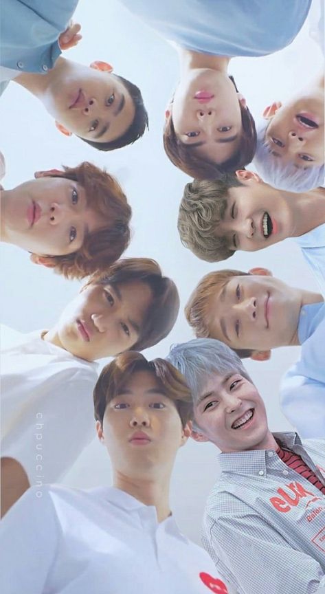 Exo Nature Republic, K Pop Funny, Exo Group Photo, Exo Background, Exo Group, Exo Album, Exo Lockscreen, Exo Korean, Exo Kyungsoo