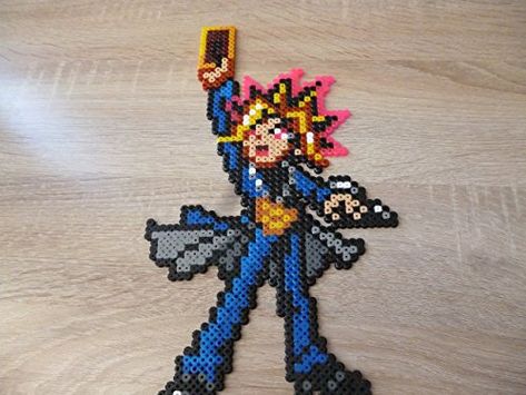 Sprite of Yugi from Yu-gi-oh - perler beads - pixel art: Amazon.co.uk: Handmade Shovel Knight, Pixel Beads, Bubble Paper, Amazon Handmade, Yu Gi Oh, Hama Beads, Art Google, Handmade Products, Shovel