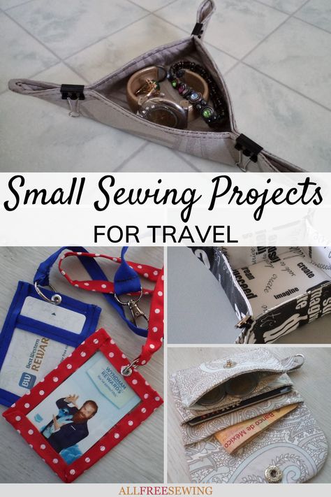 Sewing Travel Accessories, Travel Sewing Case, Diy Travel Accessories, Travel Tray, Diy Makeup Bag, Trendy Sewing Projects, Travel Sewing, Travel Crafts, Big Tote Bags