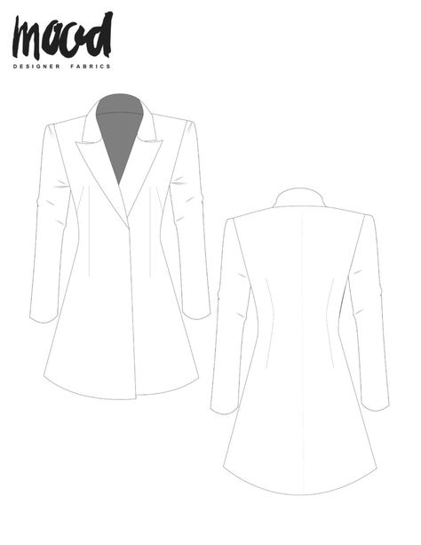 The Zea Blazer - Free Sewing Pattern - Mood Sewciety Sewing Outfits, Mood Patterns, Mood Sewciety, Spring Blazer, Blazer Pattern, Beginner Sewing Patterns, Sewing Things, Diy Tops, Top Sewing