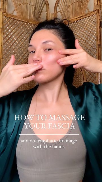 Facial Fascia Massage, What Is Fascia, Acupuncture Mat, Fascia Massage, Lymph Flow, Drink Lots Of Water, Jawline Exercise, Facial Exercise, Massage Routine