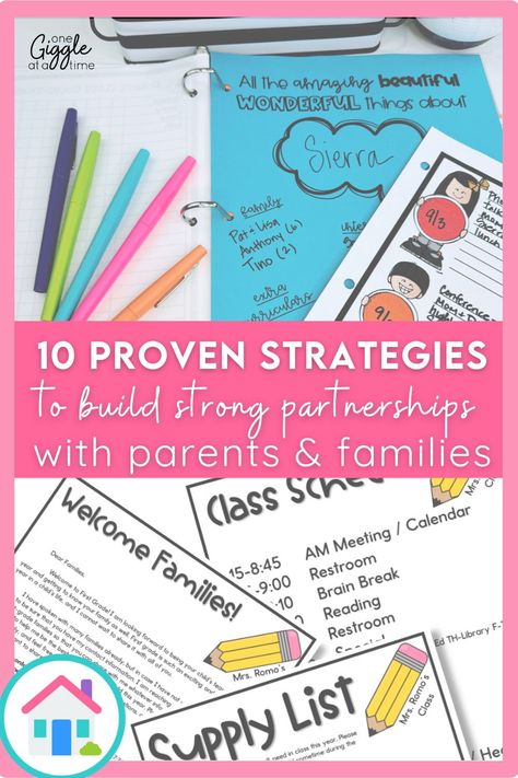 As a teacher, our students are not the only people we are connecting with and building relationships with. It is equally important that we build strong relationships with their parents too. In this blog post, you will learn 10 proven strategies for building a strong parent-teacher partnership. Communication about classroom and school activities is just the beginning. Making parents feel like a vital part of their child's education is key. Click through to find out how in this blog post. Parent Teacher Partnership, Back To School Ideas For Teachers, School Ideas For Teachers, Back To School Inspiration, Art Recipes, Second Grade Classroom, Building Relationships, Parent Teacher, Ideas For Teachers