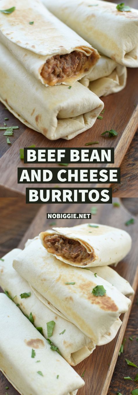 Beef Bean And Cheese Burritos, Burritos Recipes, Easy Burrito Recipe, Homemade Burritos, Burritos Beef, Bean And Cheese Burrito, Burrito Recipes, Cheese Burrito, Beef Burrito